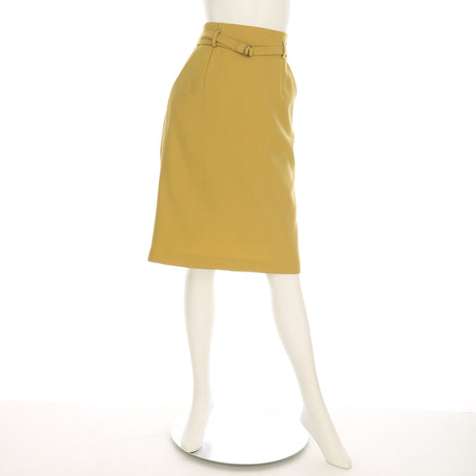 Dカンベルト付きタイトスカート