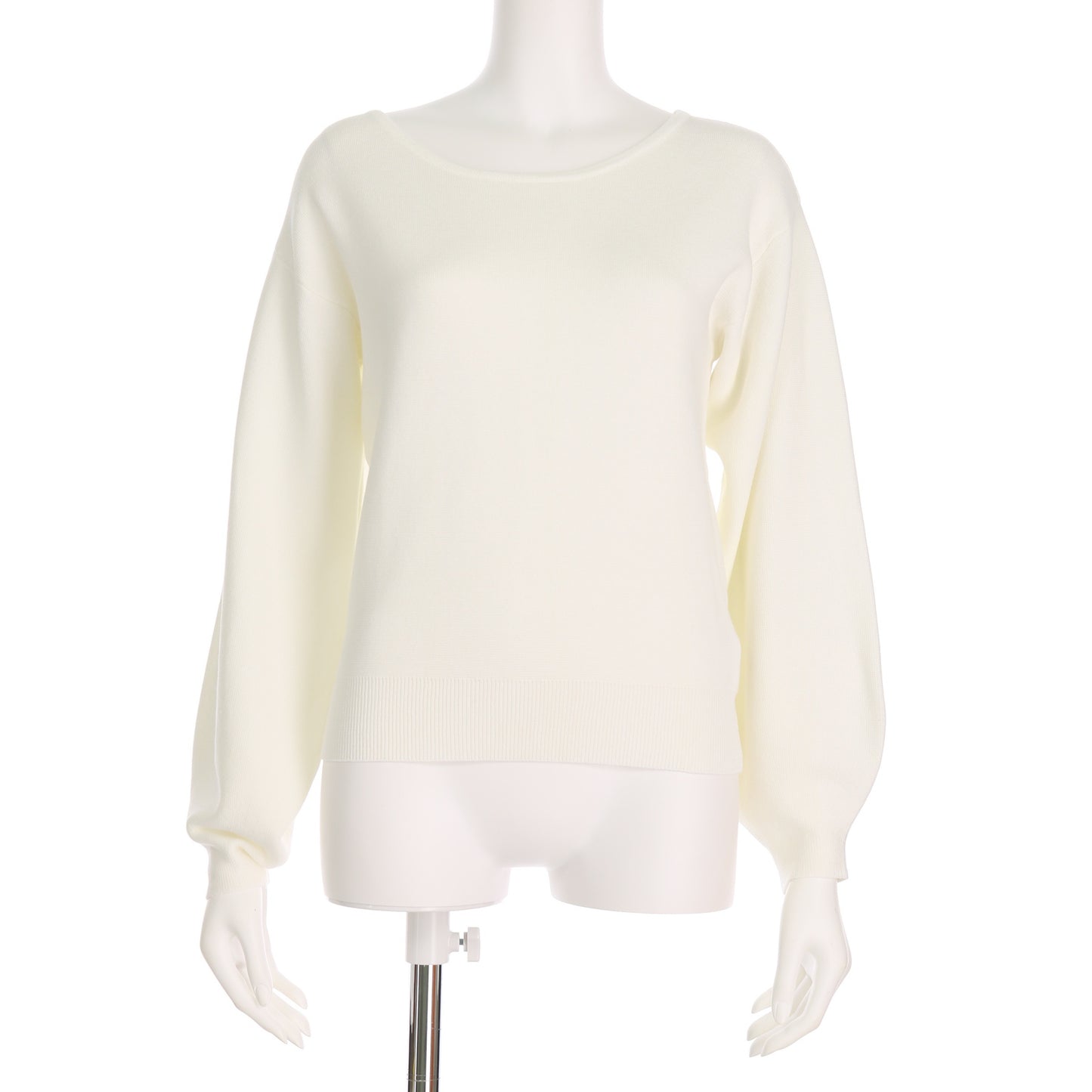 バルーンスリーブニットプルオーバー