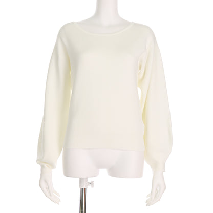 バルーンスリーブニットプルオーバー