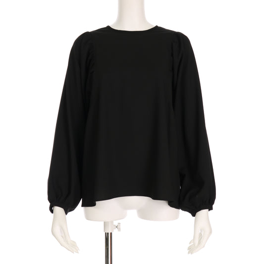 肩ギャザーボリュームスリーブブラウス