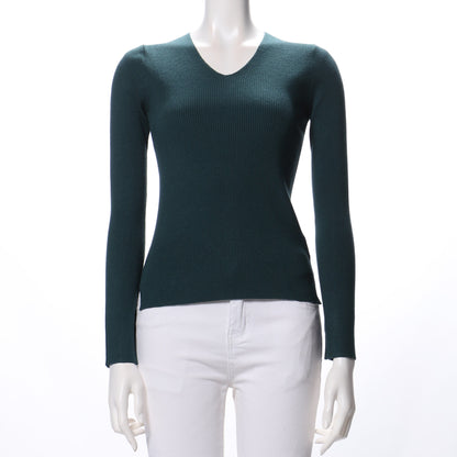 ハイゲージVネックニット