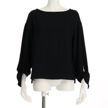 リボン袖ブラウス