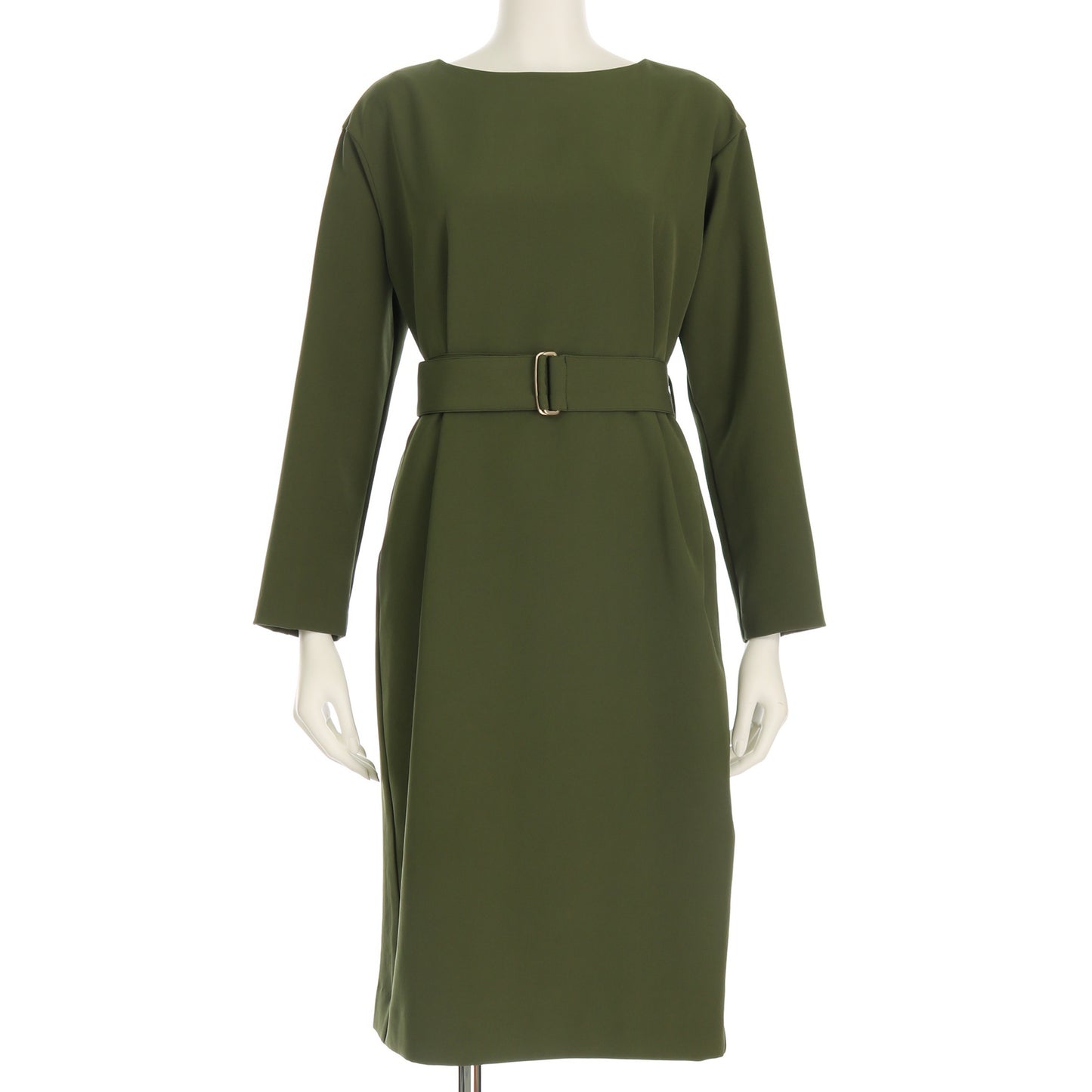 ベルト付きワンピース