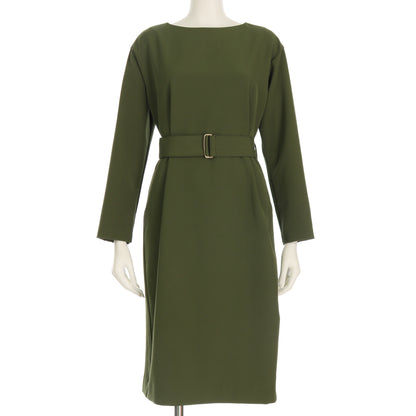 ベルト付きワンピース