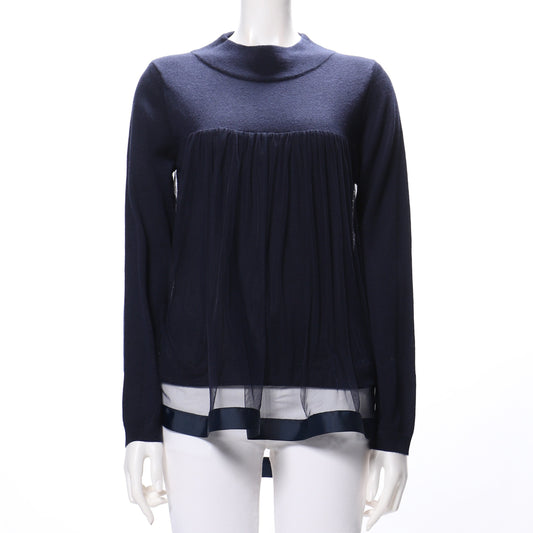 チュールドッキングニット