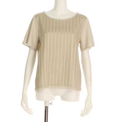 ストライプ柄切り替えカットソー