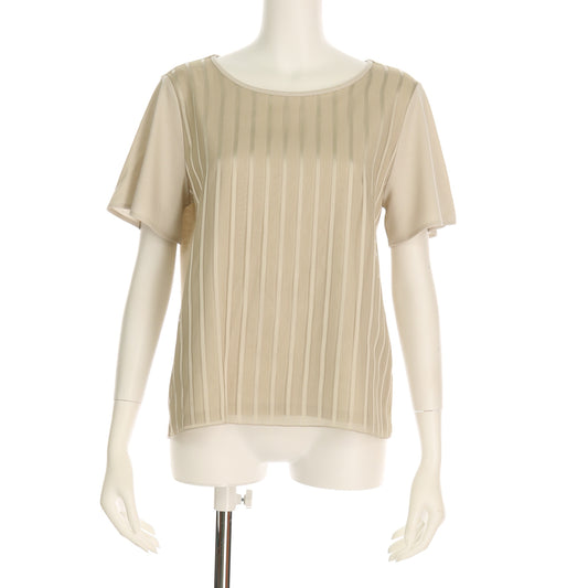 ストライプ柄切り替えカットソー