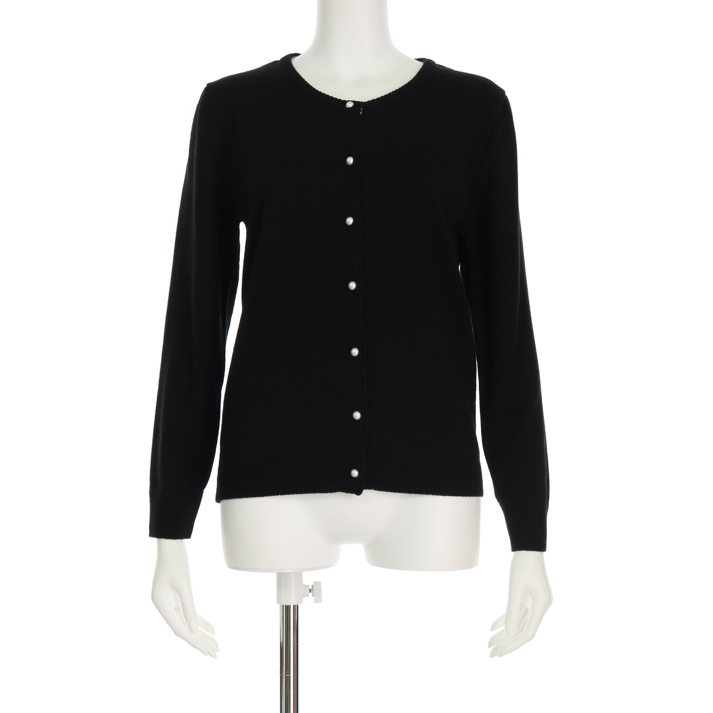 パールボタンニットカーディガン