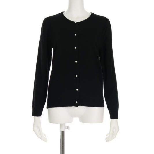 パールボタンニットカーディガン