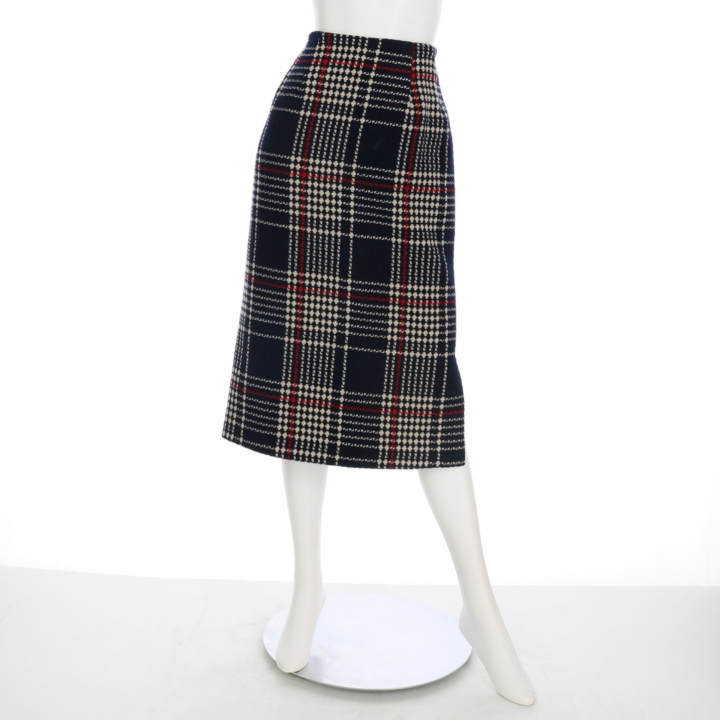 レトロチェックタイトスカート