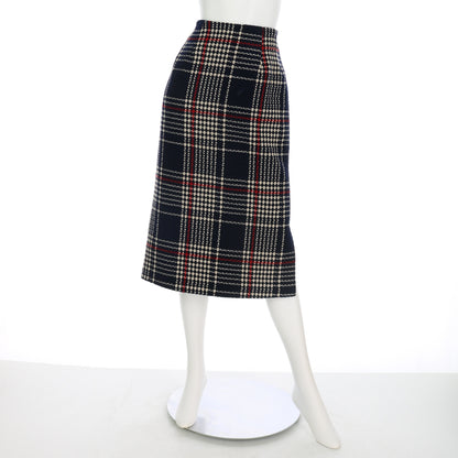 レトロチェックタイトスカート