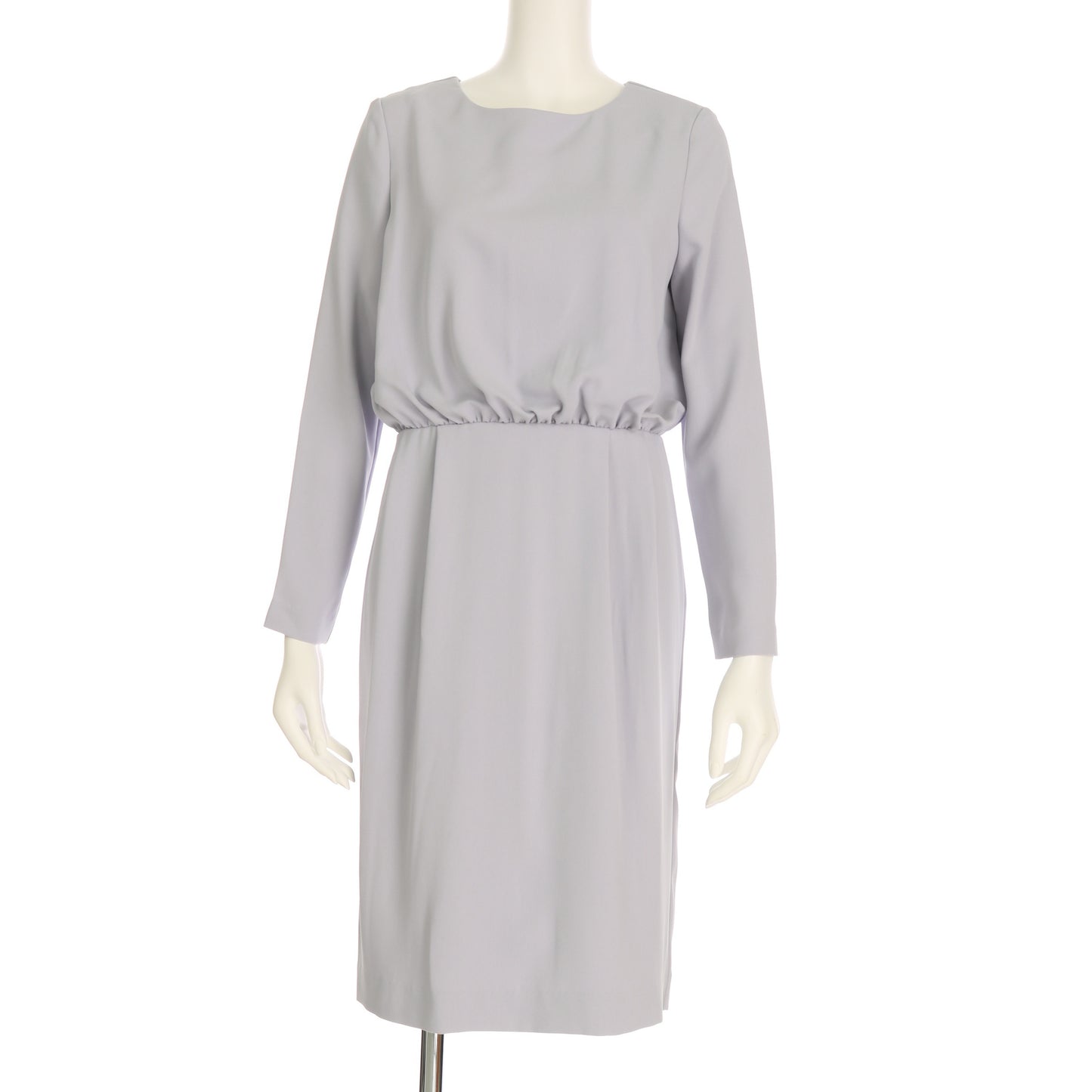 ウエスト切り替えデザインIラインワンピース