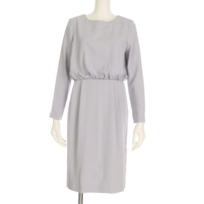 ウエスト切り替えデザインIラインワンピース