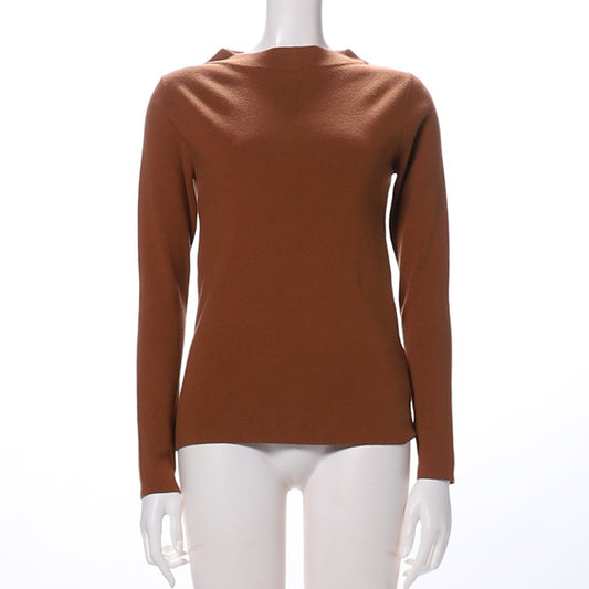 ボトルネックニット