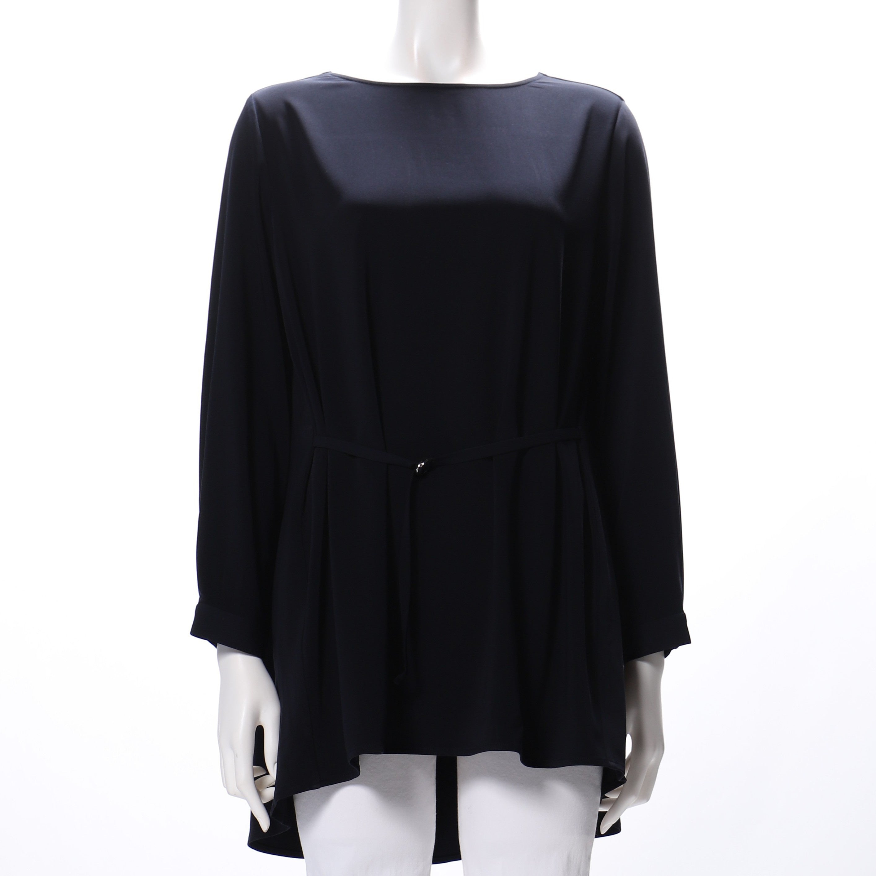 フロントDカンベルトデザインゆったりブラウス