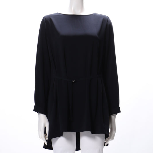 フロントDカンベルトデザインゆったりブラウス