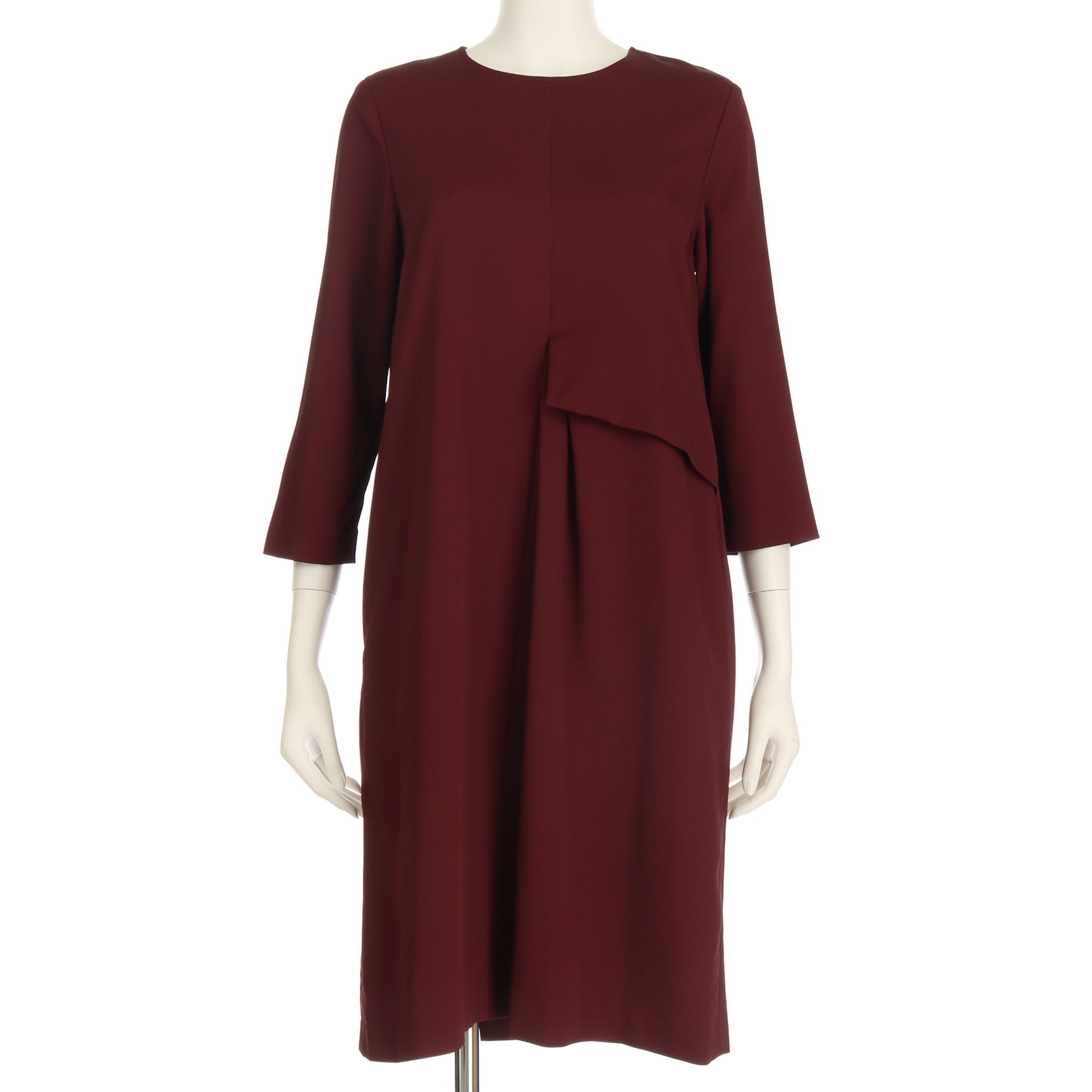 タックデザインジョーゼットワンピース