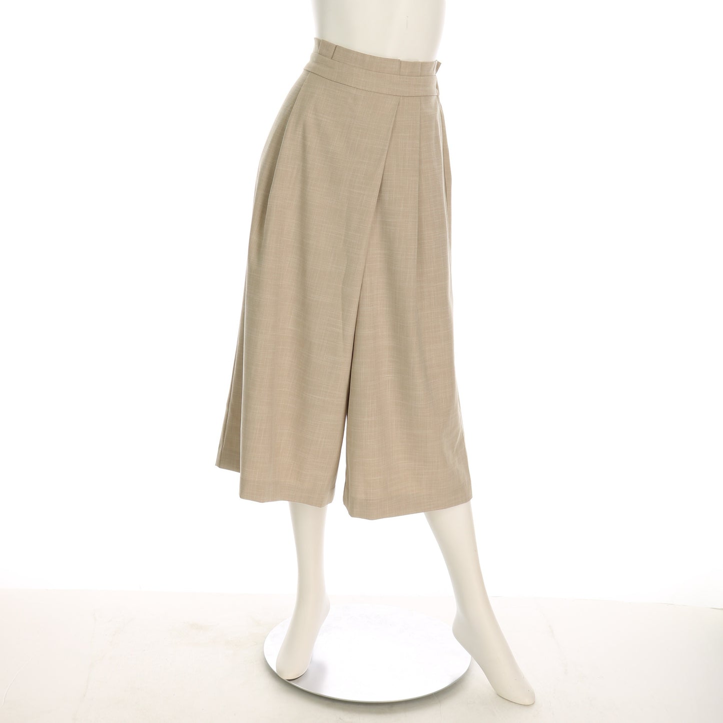 ウエストタックラップ風ワイドパンツ