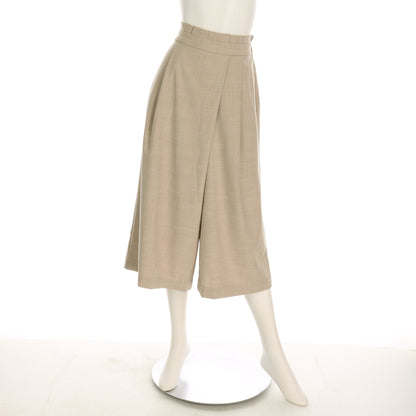 ウエストタックラップ風ワイドパンツ