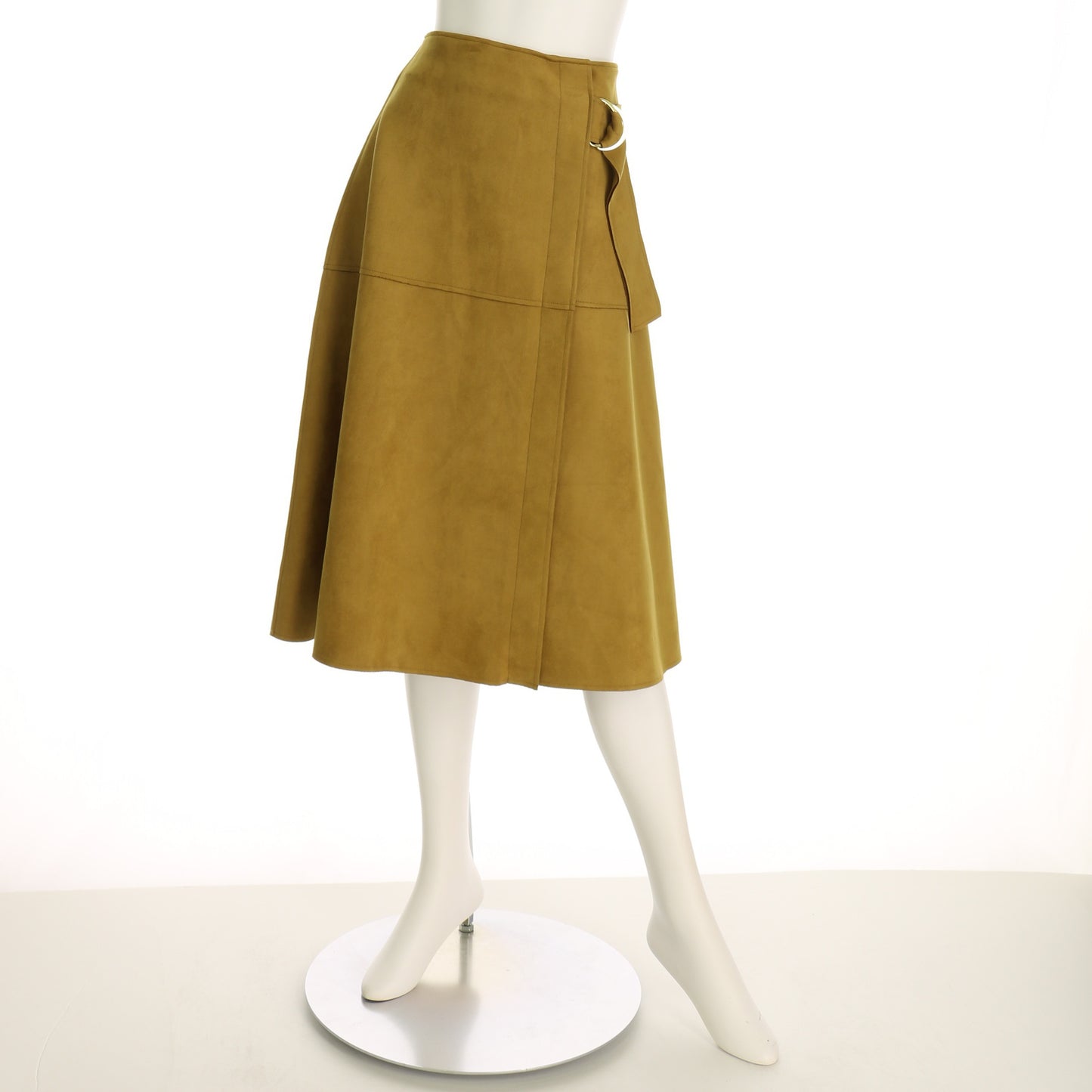 ベルトデザインフェイクスエードスカート