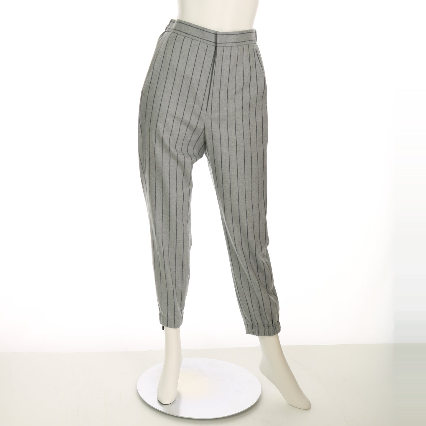 ストライプ柄ジョガーパンツ