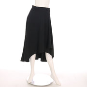 ラップ風デザインイレギュラーヘムフレアスカート