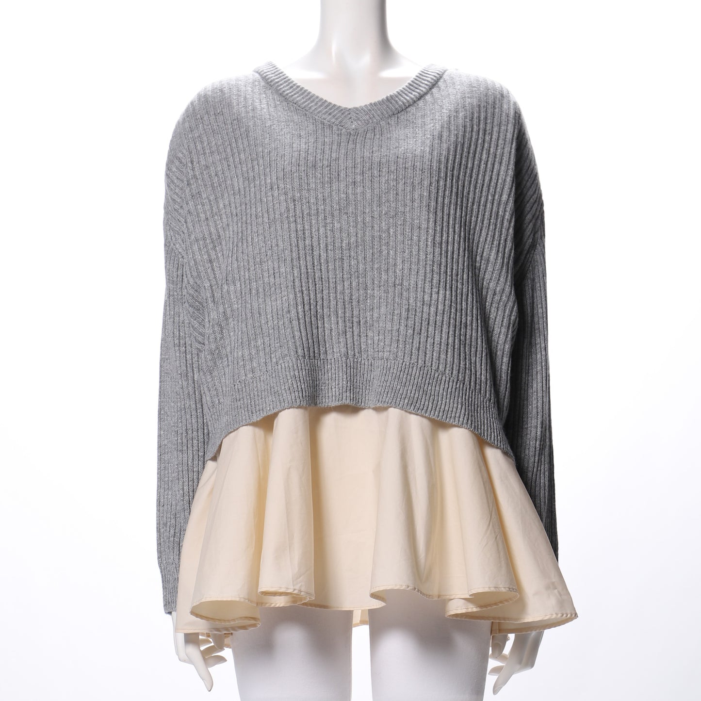 フレアデザインドッキングニット