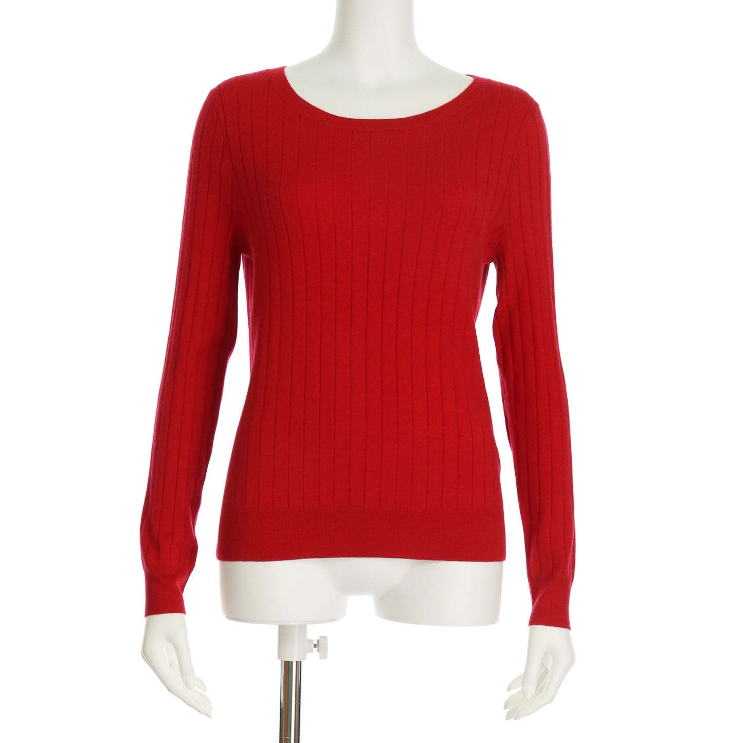 シンプルリブニット