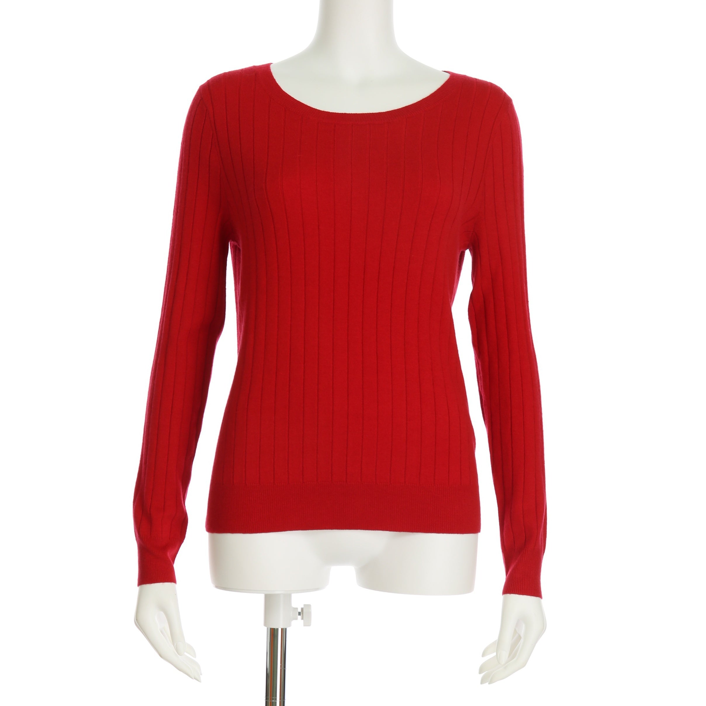 シンプルリブニット