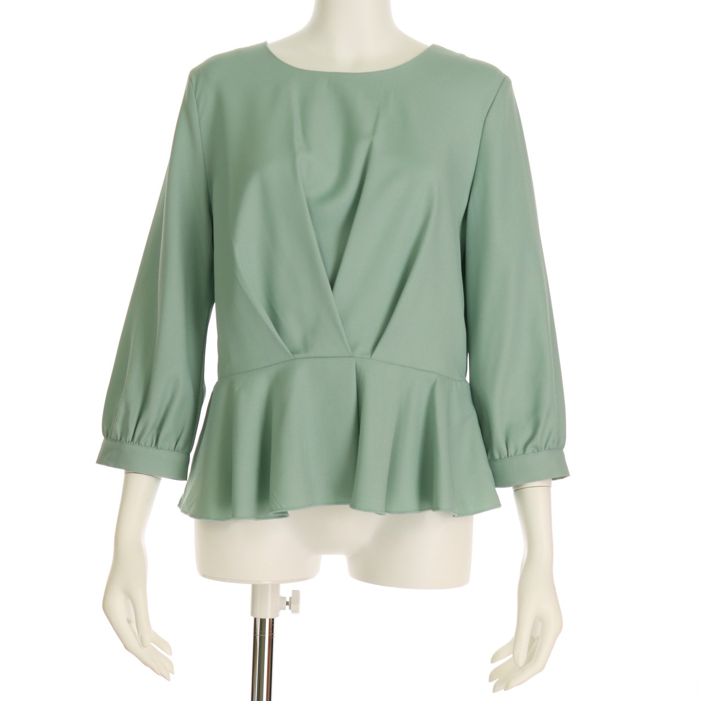 タックペプラムブラウス