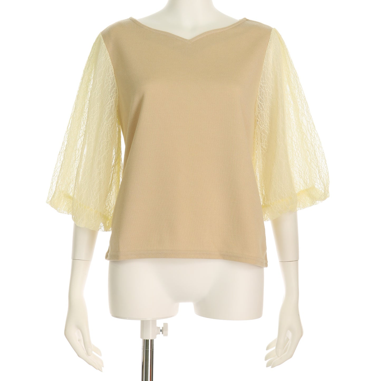 レース切り替えカットソー