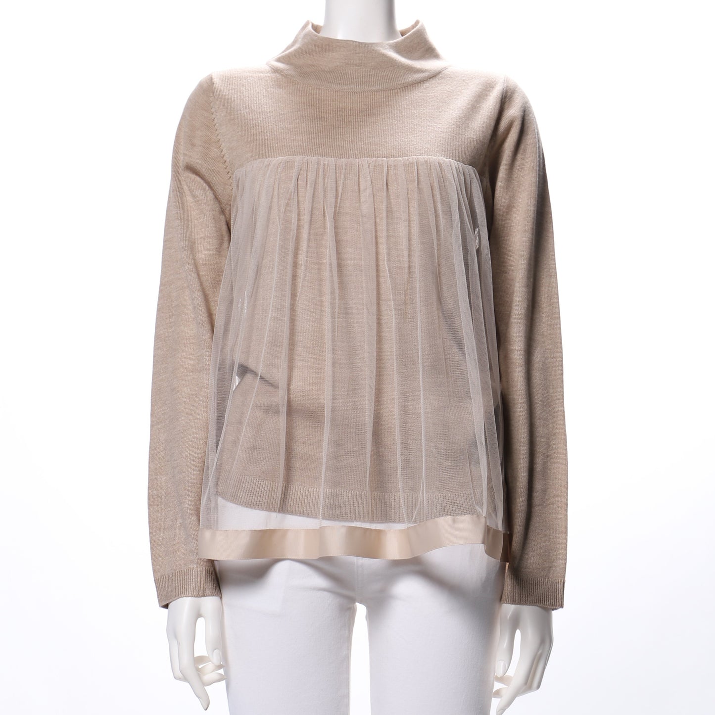 チュールドッキングニット