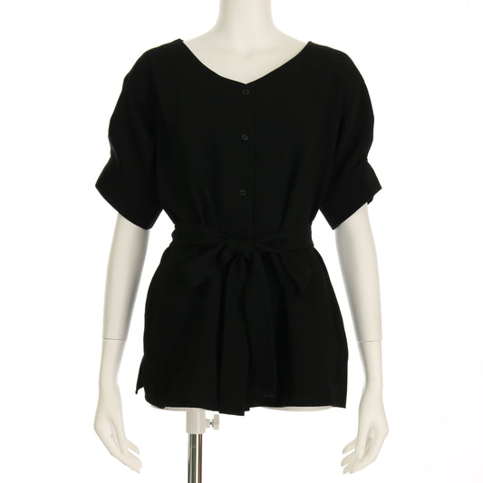 ボタン袖デザインブラウス