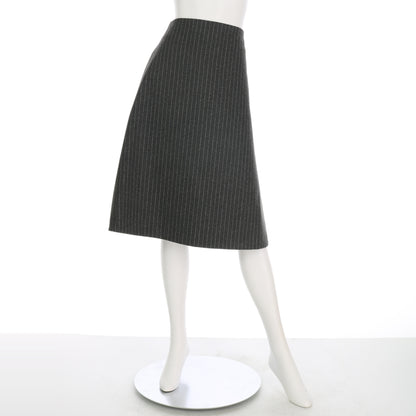 ピンストライプフレアスカート