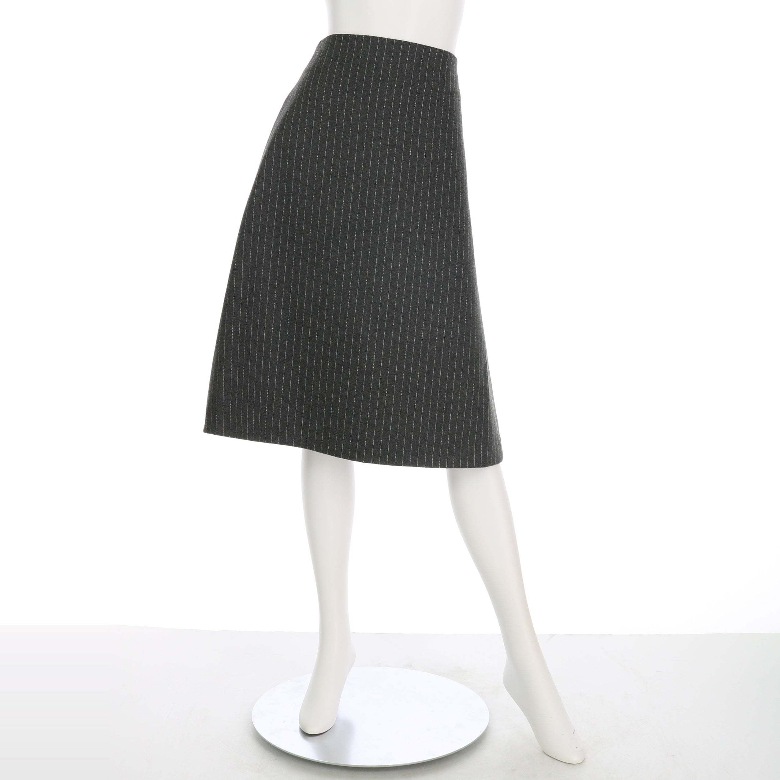 ピンストライプフレアスカート