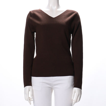 すっきりVネックニット