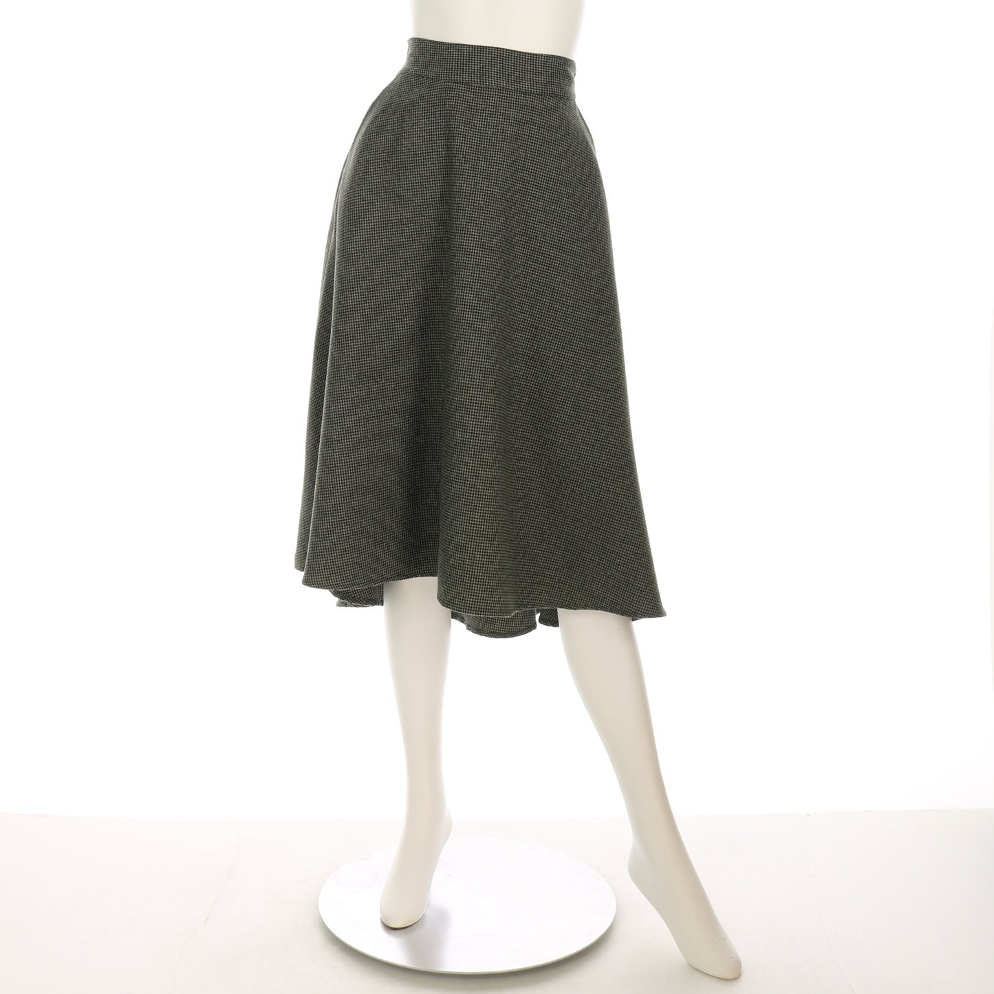 チェック柄フィッシュテールスカート