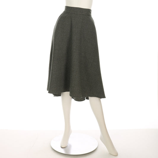 チェック柄フィッシュテールスカート