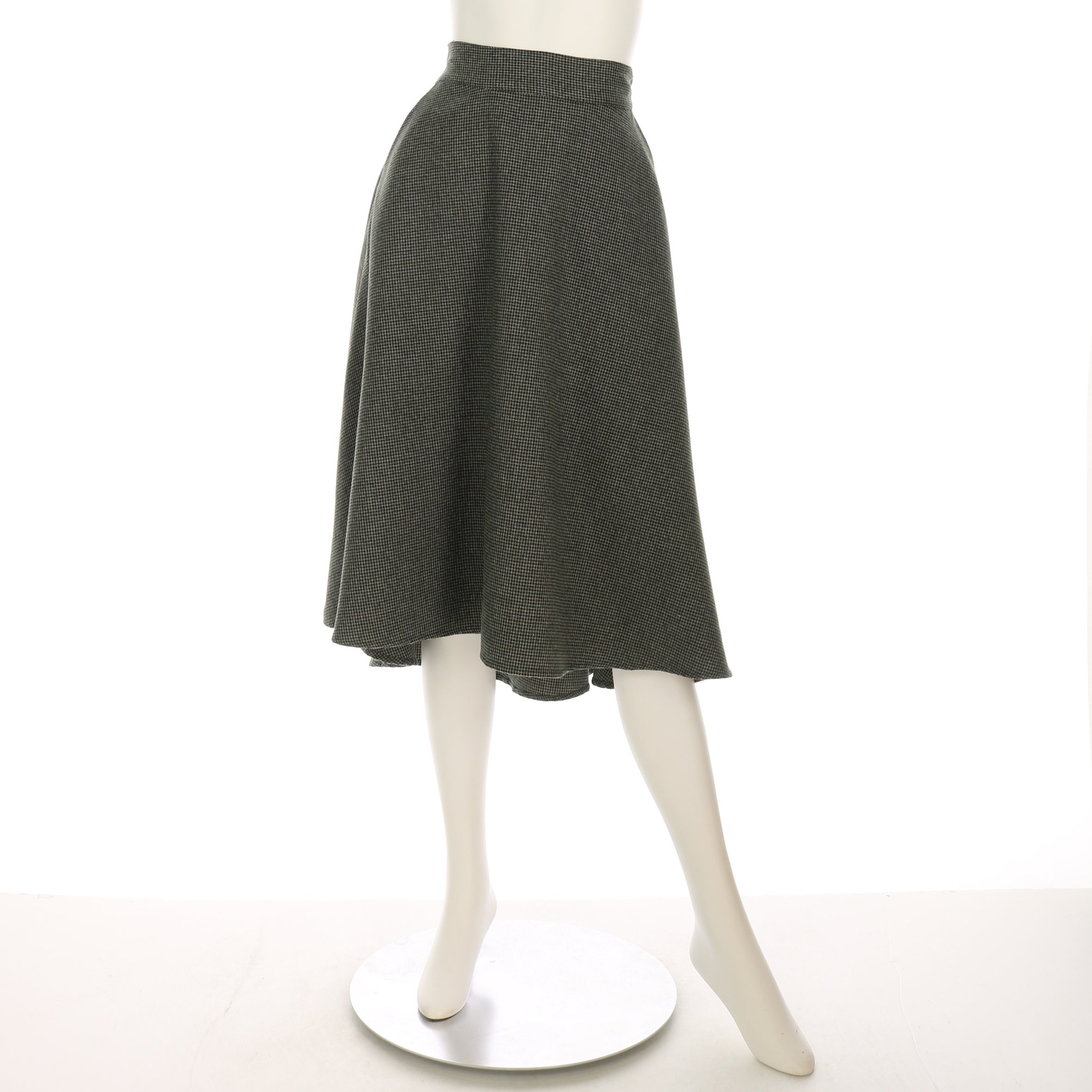 チェック柄フィッシュテールスカート