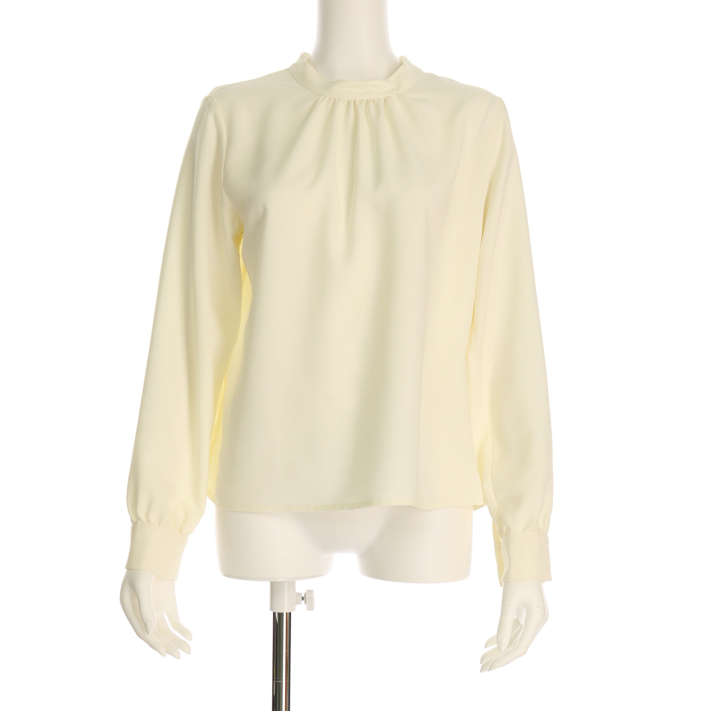 スタンドカラーブラウス