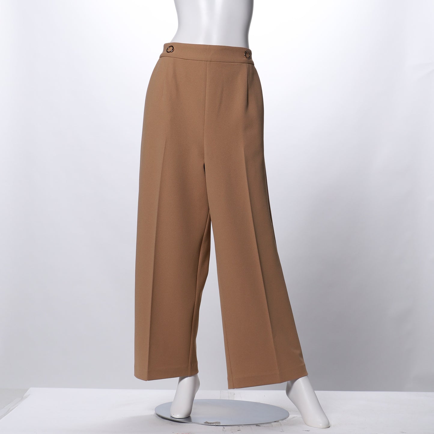 ハイストレッチカルゼワイドパンツ