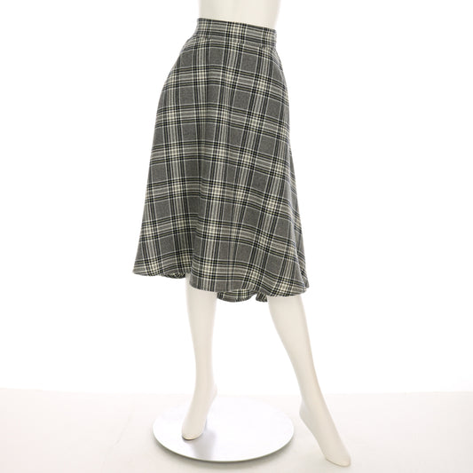 チェック柄フィッシュテールスカート