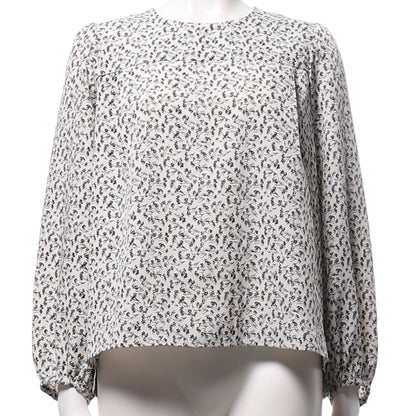 小花柄総柄ブラウス