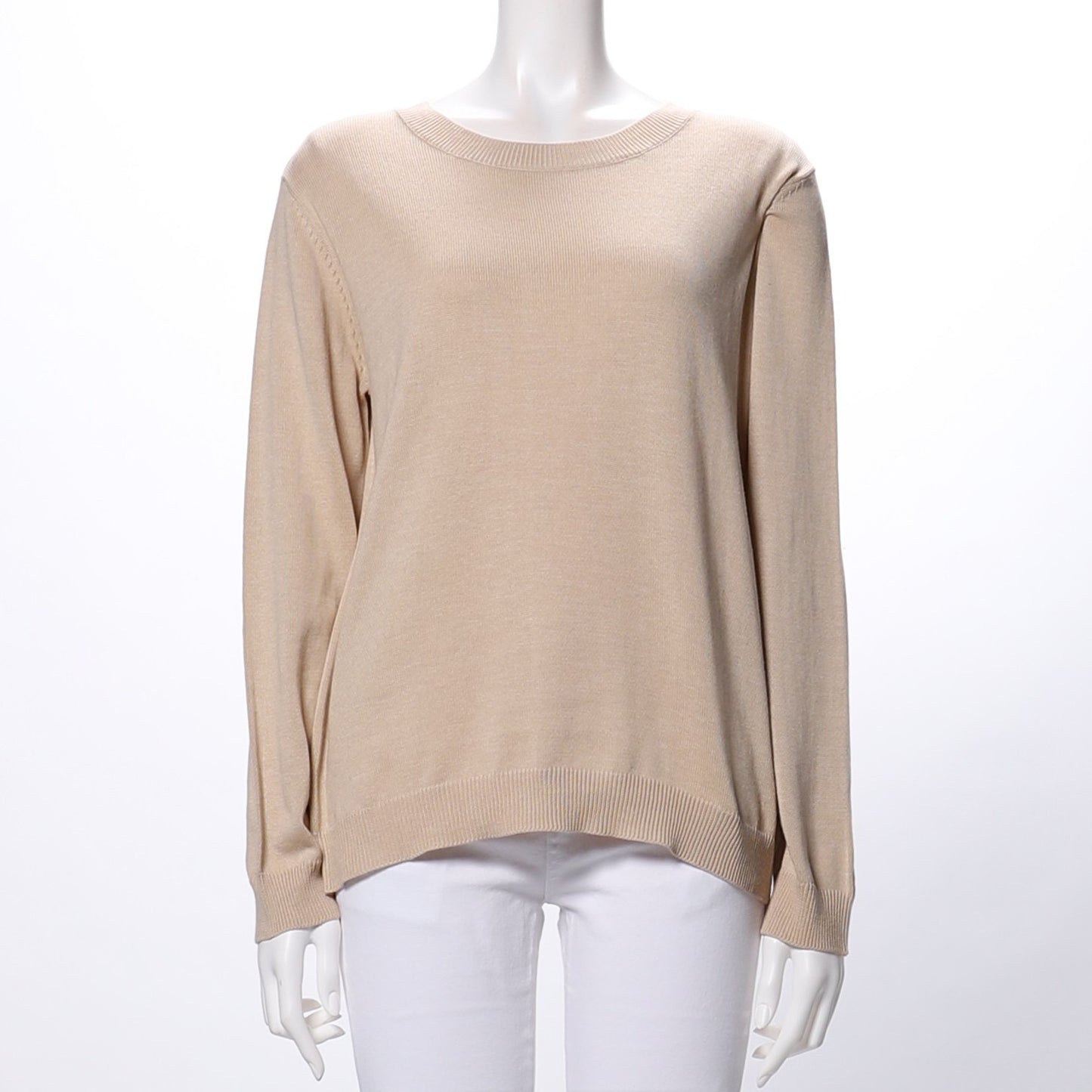 ラウンドネックニット