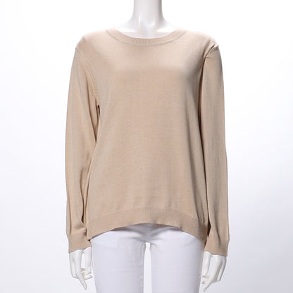 ラウンドネックニット