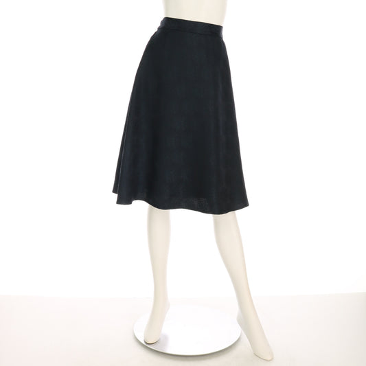 織り柄ジャガードフレアスカート