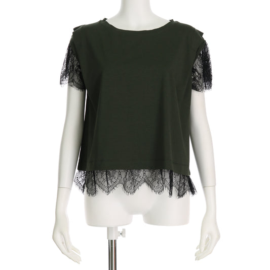 レース切り替えカットソー