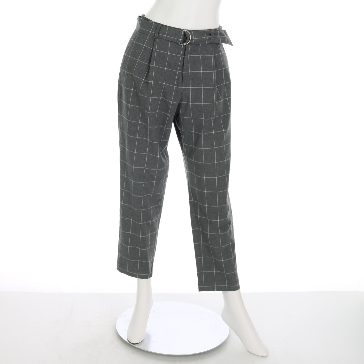 Dカンベルト付きタックパンツ