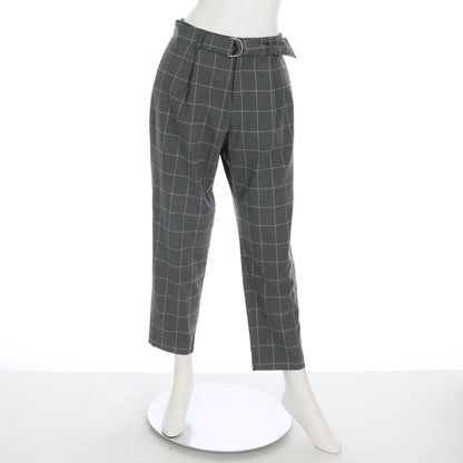 Dカンベルト付きタックパンツ