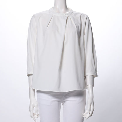 フロントタックブラウス